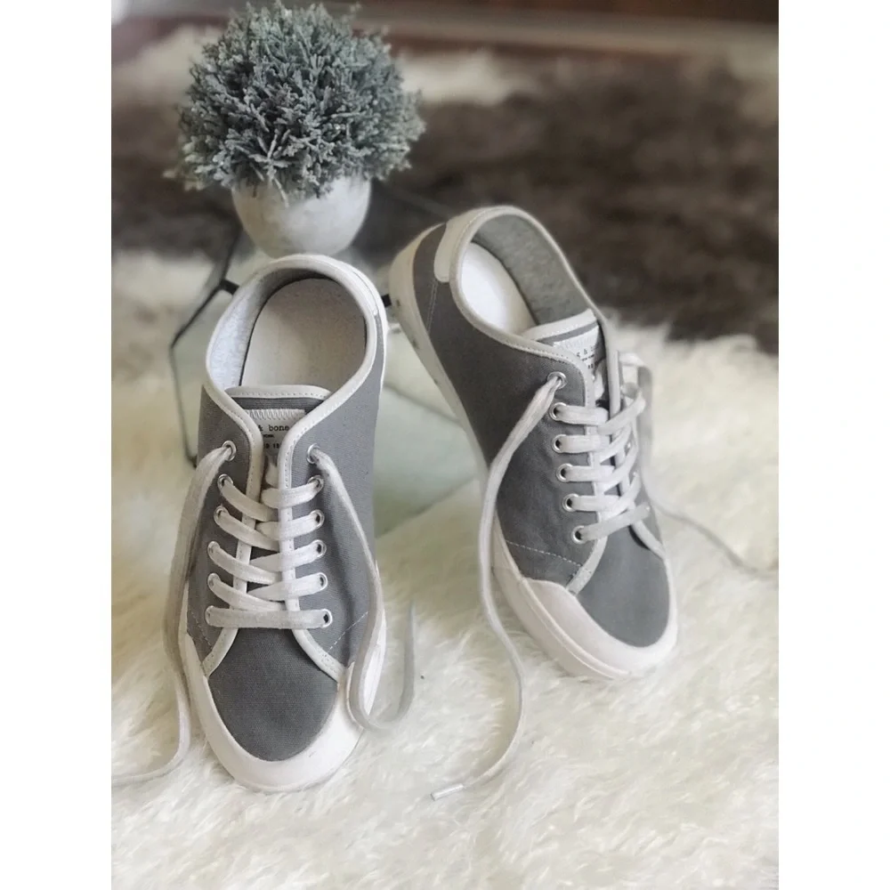 NEW RAG & BONE GRAY SNEAKERS STREET STYLE SHOES 7